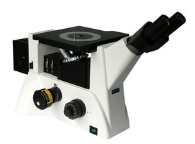 Metallurgical microscope pictured on the CZT electroplating page
