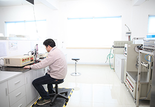 Electrical test workstation labeled for dielectric-withstand testing in CZT's gallery