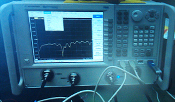 Network analyzer photographed in CZT's official technical-development gallery
