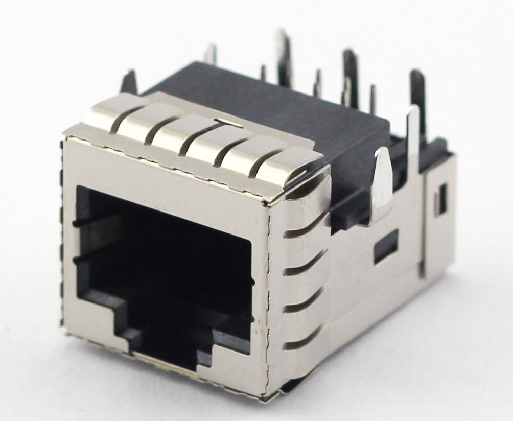 CZT ESP130500 recessed RJ45 jack with PCB pins