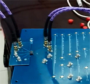 High-frequency measurement fixture photographed in CZT's official gallery