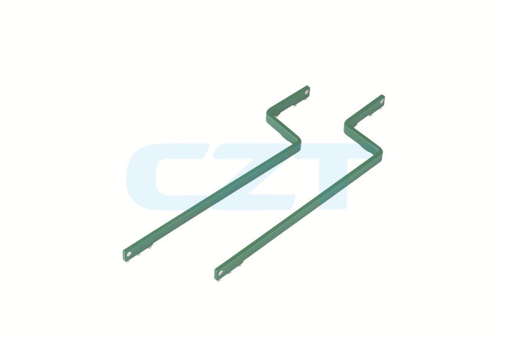 CZT coated busbar examples illustrate finished surface and terminal boundaries that must be documented before interpreting a dielectric-test event