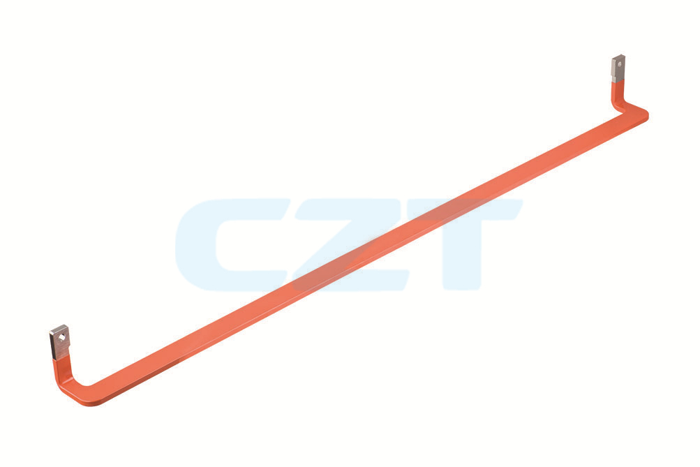 CZT rigid server busbar has separated end interfaces