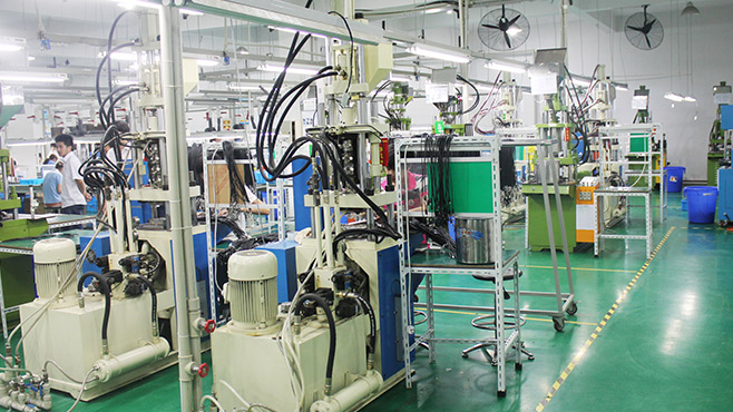 Wire-harness production equipment pictured on the CZT manufacturing page
