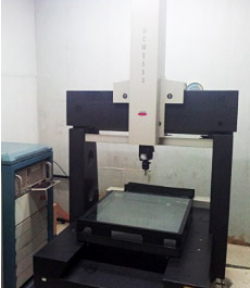 Coordinate measuring equipment on the CZT mold-inspection page
