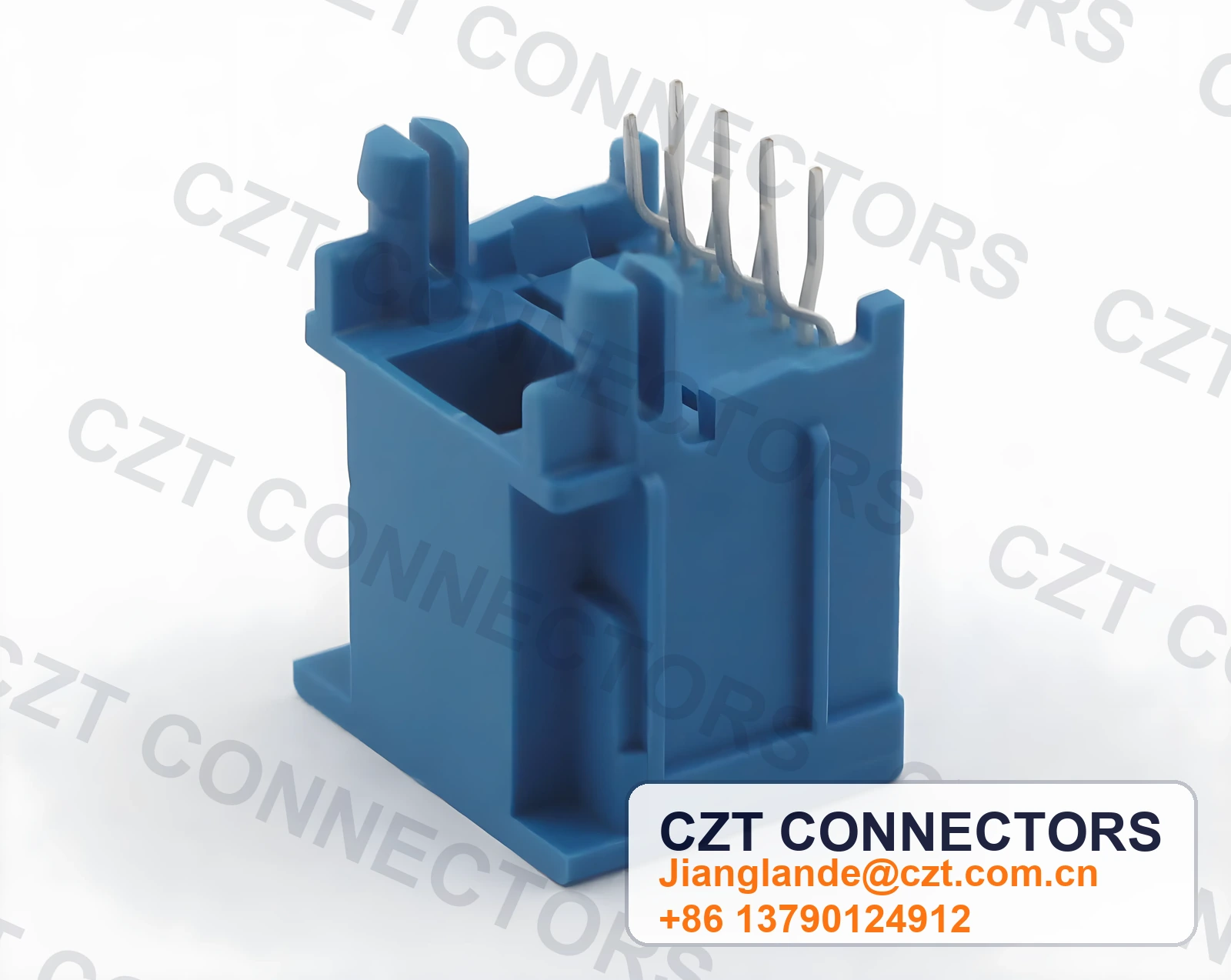 Single-Port Vertical Shielded RJ45 Modular Jack