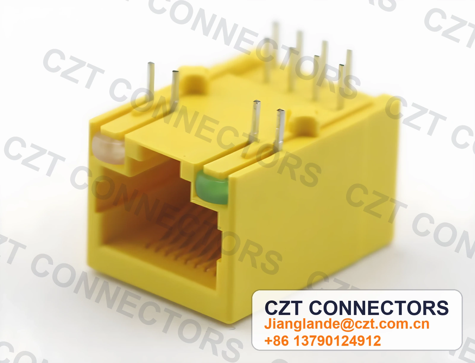 5921 Single-Port 8P with LED Stripped End 2.85mm