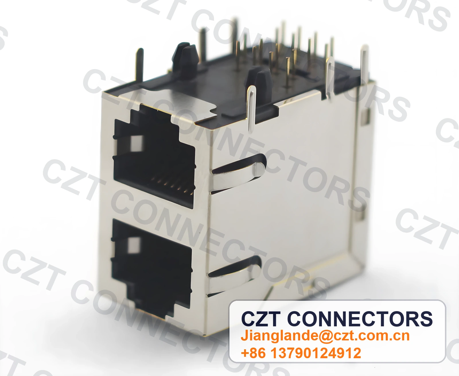 592X1S Socket 8P with Spring Clip without Separator