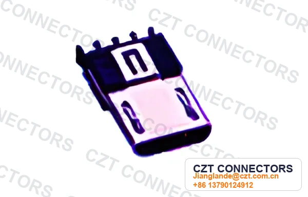 USB 2.0 Type-A 5P Male Plug Cable-End Connector