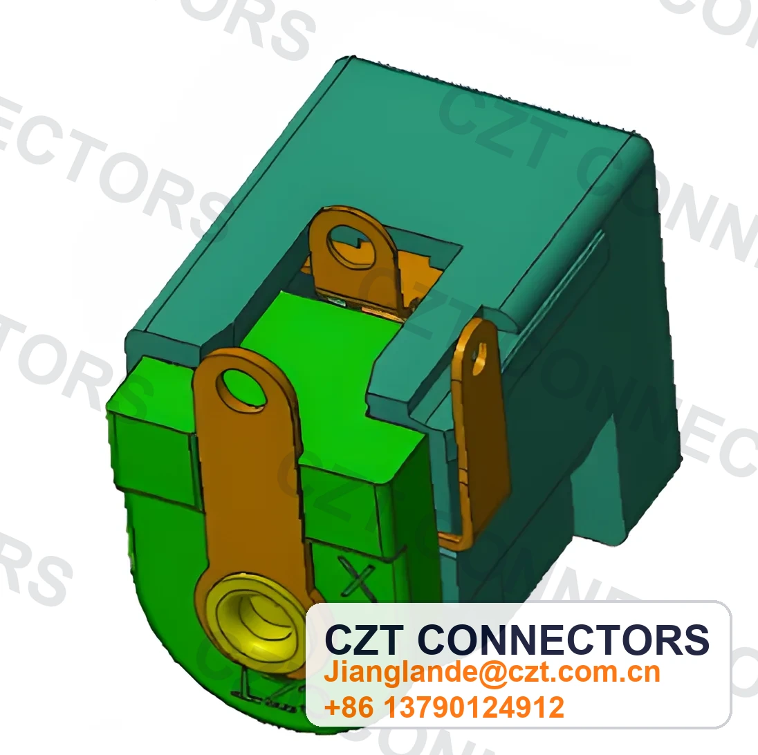 Power 3 Female Receptacle Board/Panel-Mount Connector