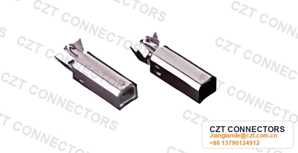 USB Type-A Male Plug Board-Mount Connector