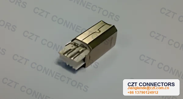 USB Type-A Male Plug Board-Mount Connector