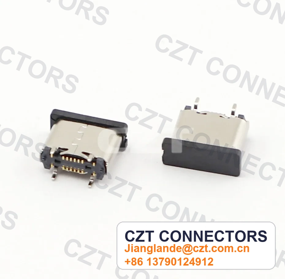 USB Type-C Female Receptacle Board/Panel-Mount Connector