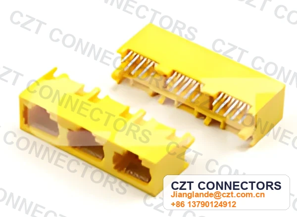 Single-Port PCB Mount RJ45 Modular Jack