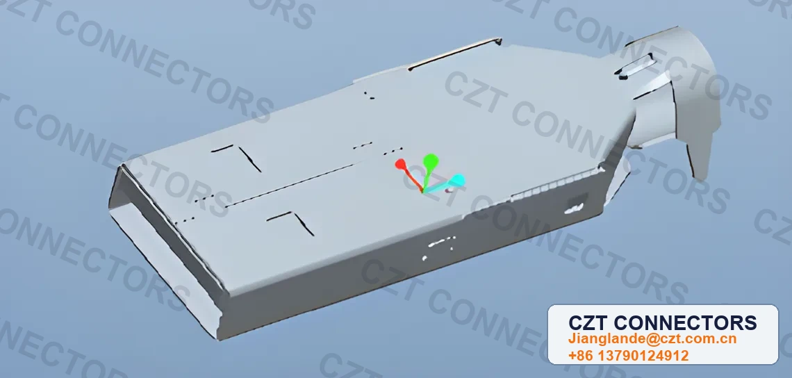 USB 3.0 Type-A Male Plug Board-Mount Connector