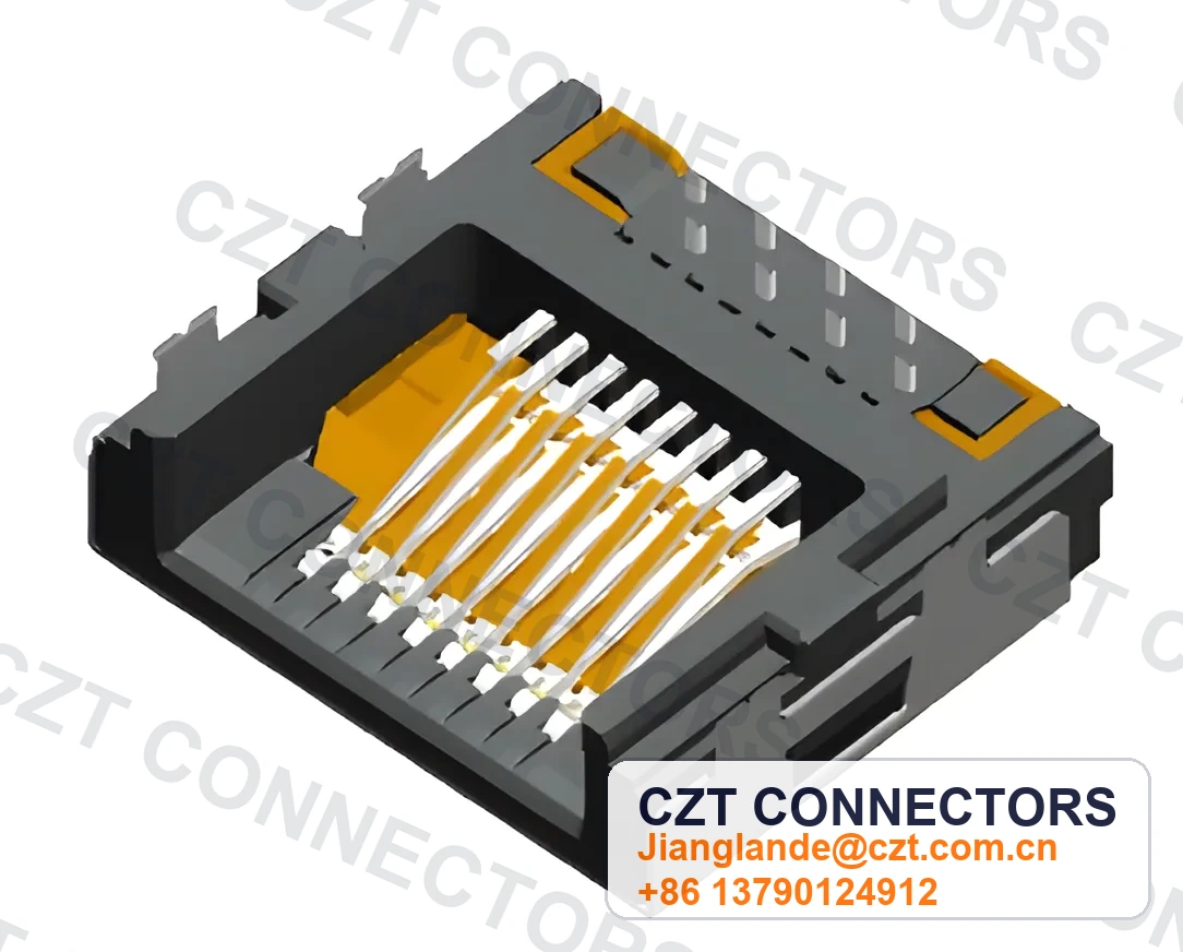 Single-Port PCB Mount RJ45 Modular Jack