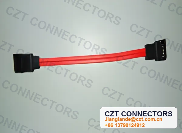 SATA 7P 90° to SATA 7P 180° Cable