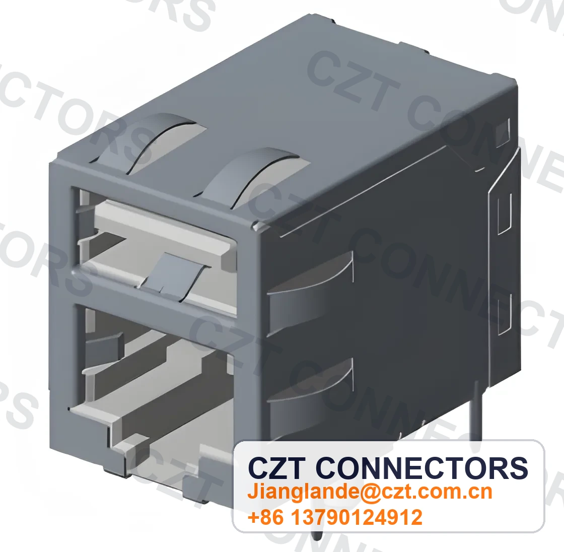 USB Type-C Female Receptacle Board/Panel-Mount Connector