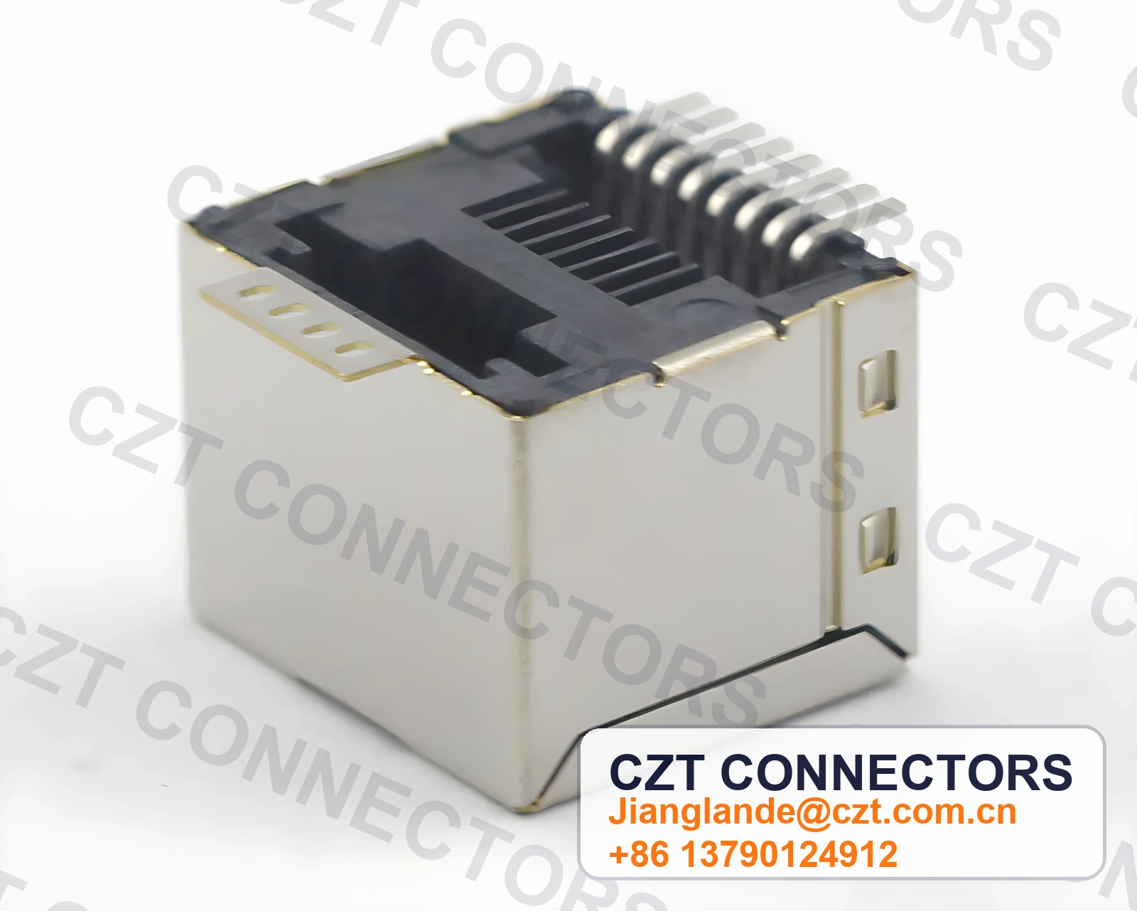 SMT Socket 180° with Shielded 8P