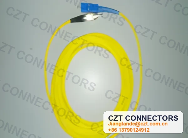 SC to FC Single-Mode Fiber Optic Patch Cable, 5 m Fiber Patch Cable Single-Mode