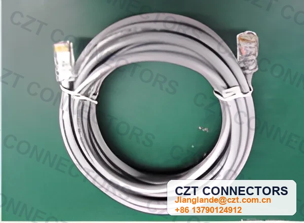 8P8C Plug to 8P8C Plug Cat5 Ethernet Patch Cable, CCA Fiber Patch Cable