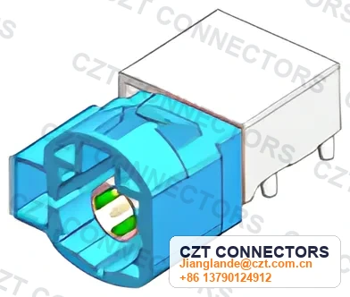 HSD 4+2 Male Horizontal PCB-Mount Connector