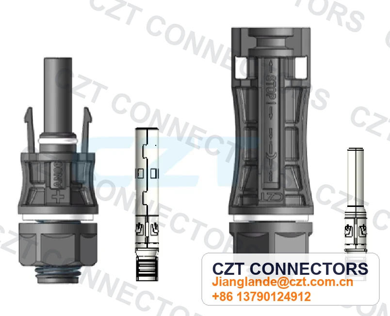 AN06 PV Panel-Mount Connector