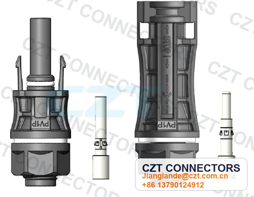 PV1P-B PV Panel-Mount Connector