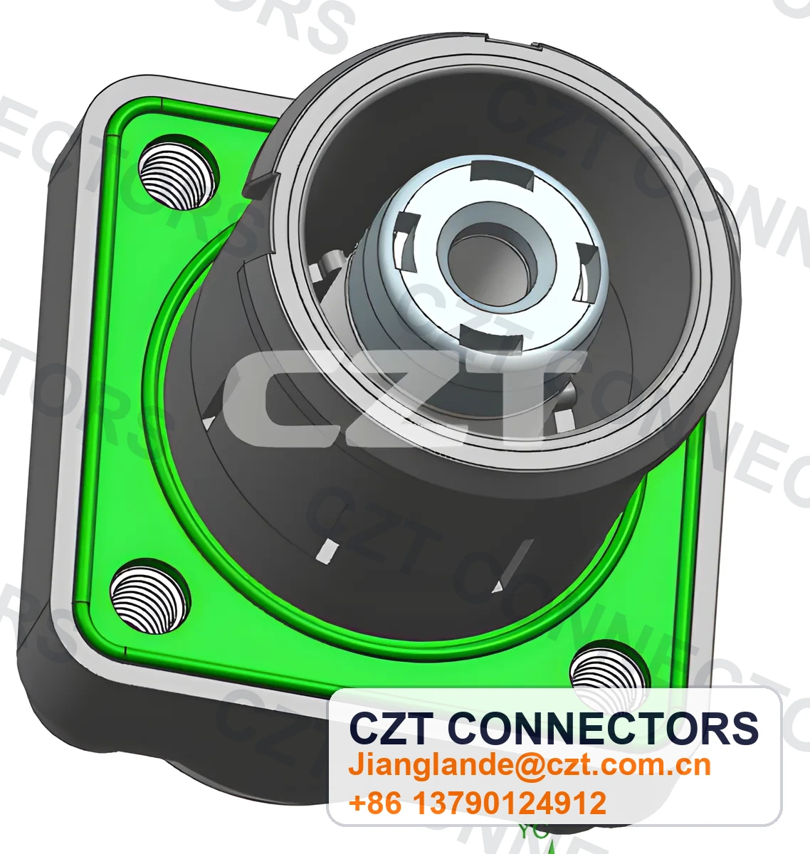 PVC51 Crimp Socket 90°, Black