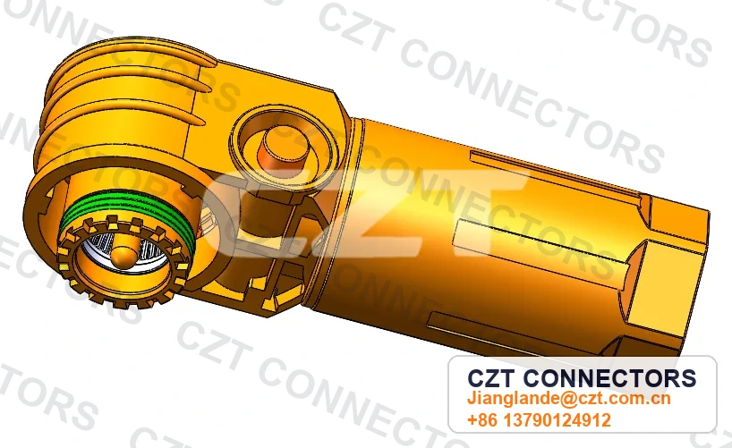 PVC51 Plug 120°, Orange