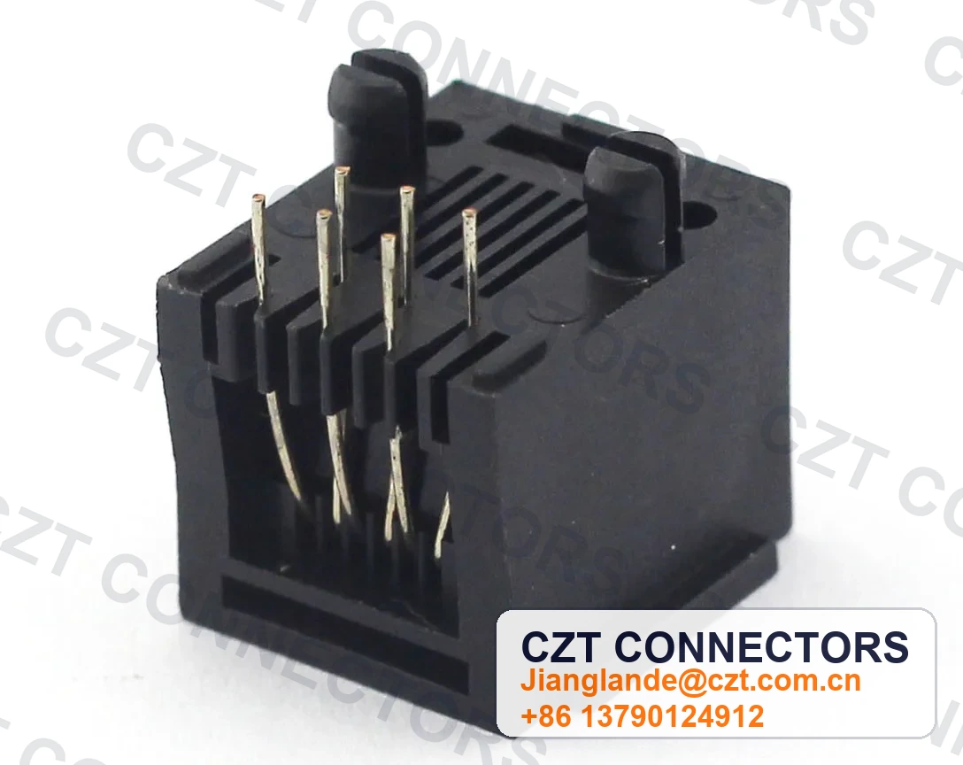 Single-Port PCB Mount Shielded Modular Jack