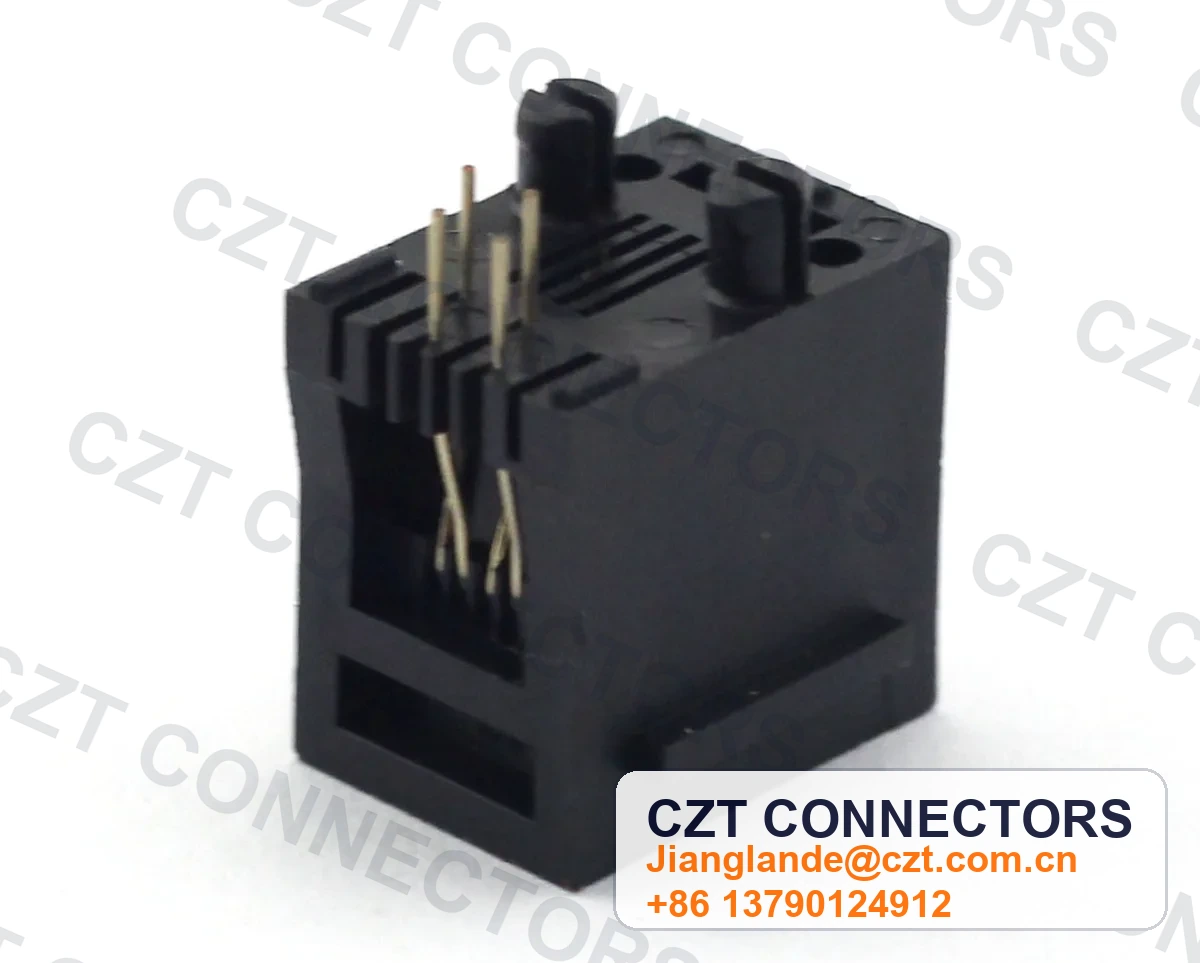 Single-Port PCB Mount Shielded Modular Jack