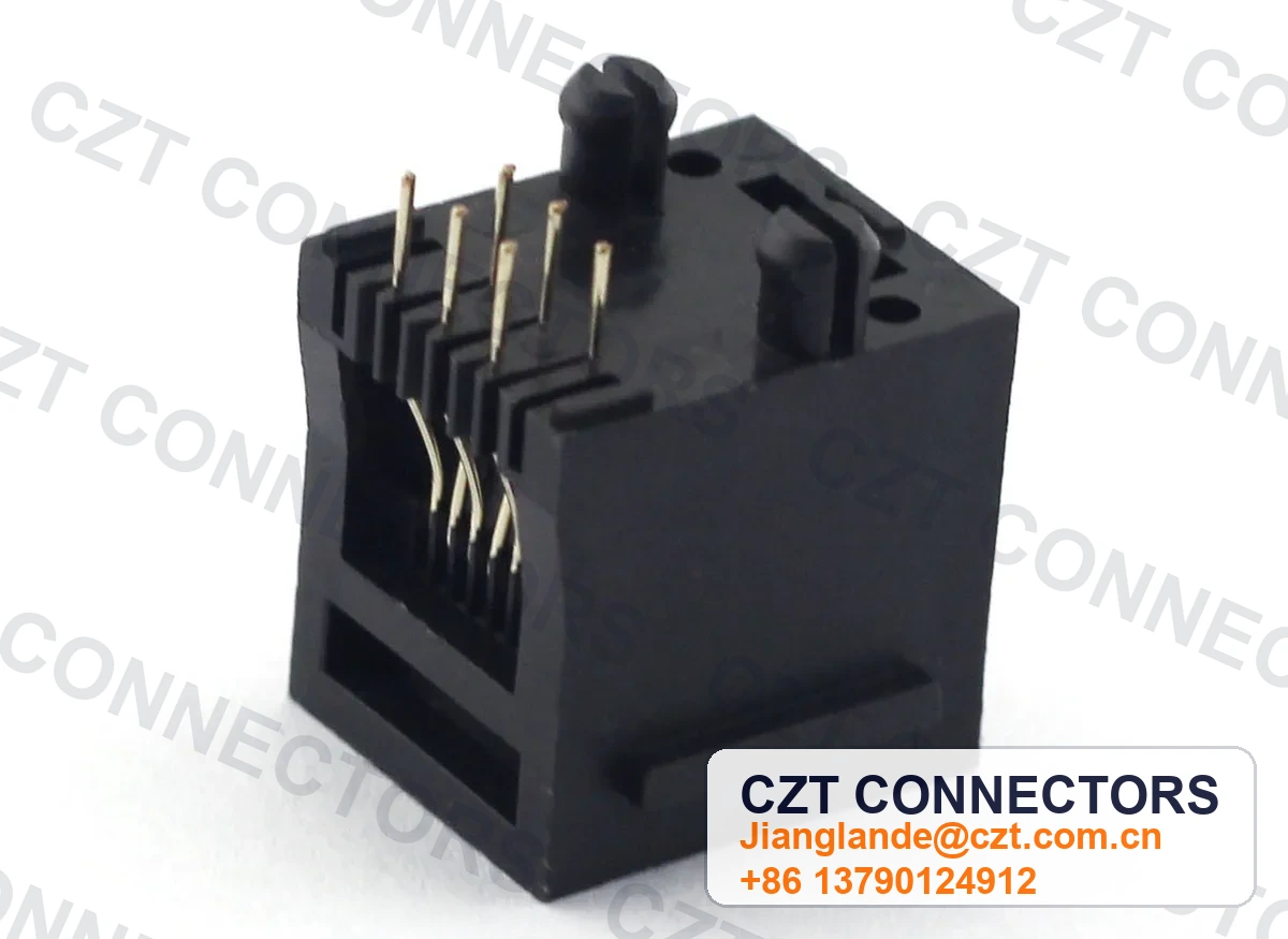 Single-Port PCB Mount Unshielded Modular Jack