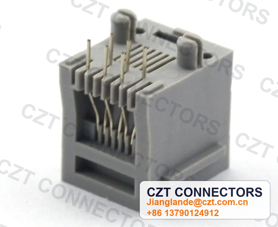 Single-Port PCB Mount Shielded Modular Jack