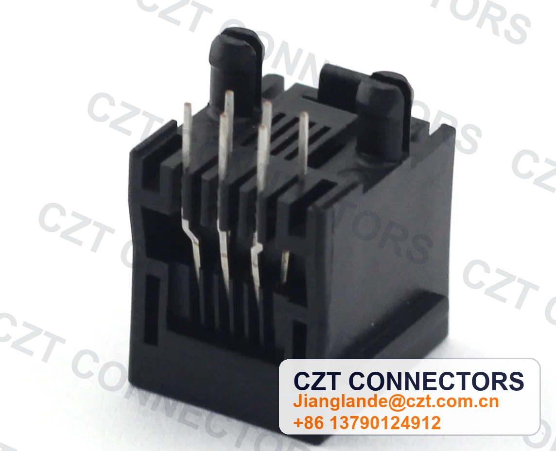 Single-Port PCB Mount Shielded Modular Jack