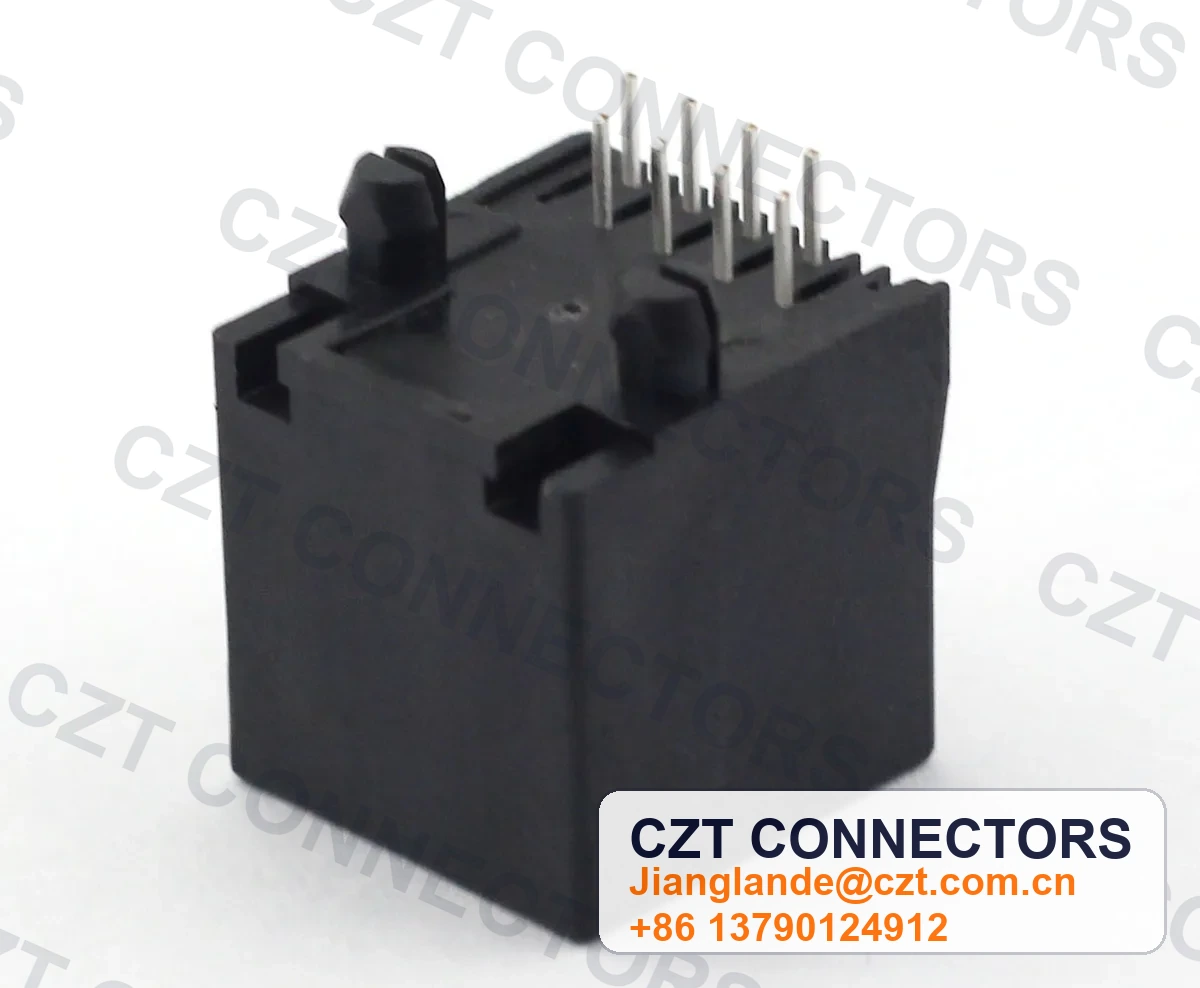 Single-Port PCB Mount Shielded Modular Jack