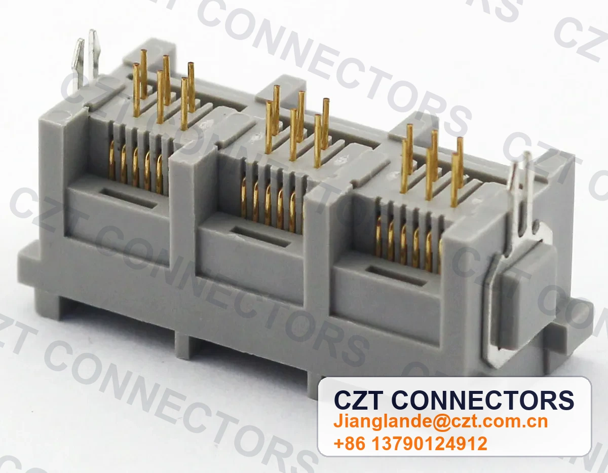 Single-Port Vertical Shielded Modular Jack