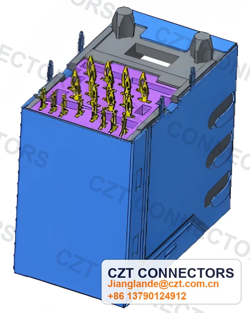59 2X1 SLED Crimp Pin Socket