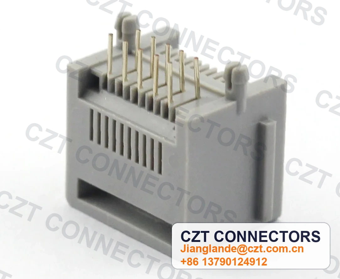 Single-Port PCB Mount Shielded Modular Jack
