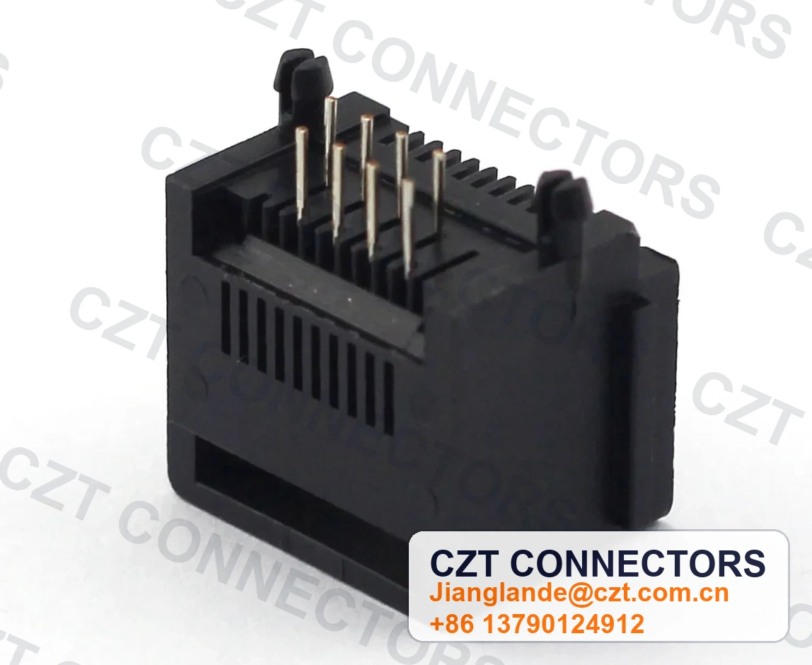 Single-Port PCB Mount Shielded Modular Jack