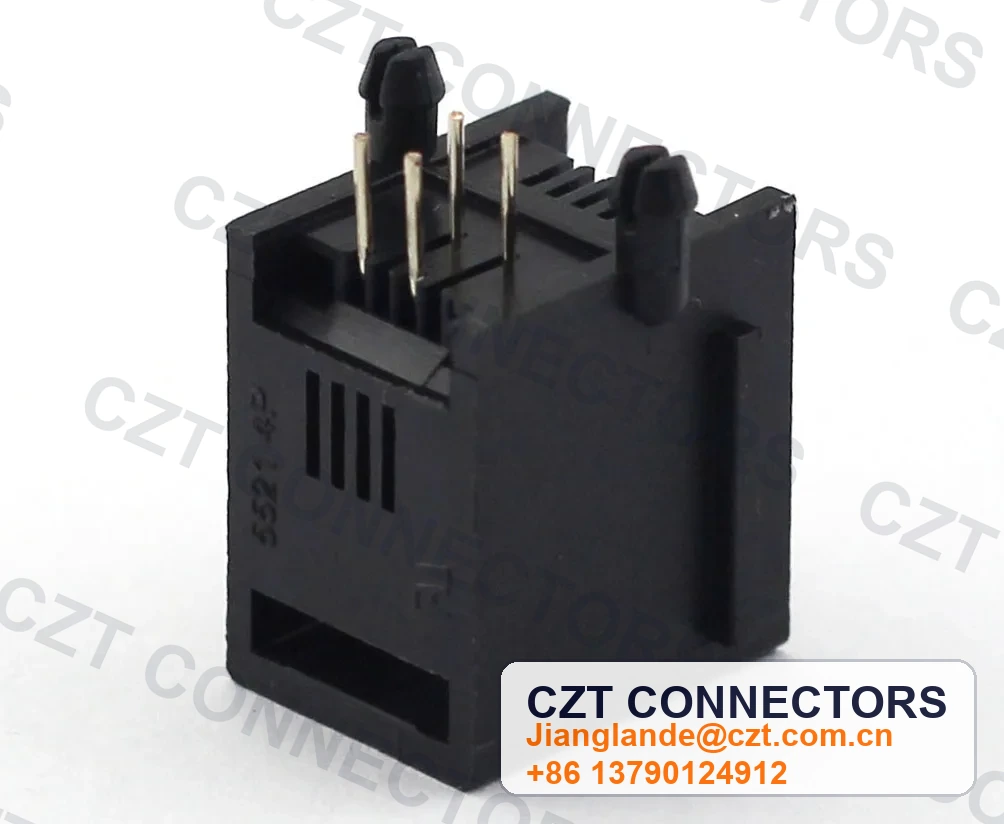 Single-Port PCB Mount Shielded Modular Jack