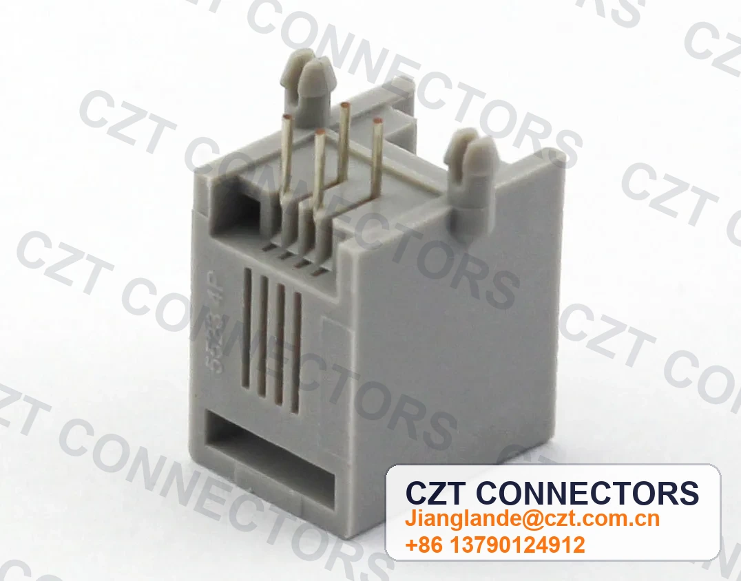 Single-Port PCB Mount Shielded Modular Jack