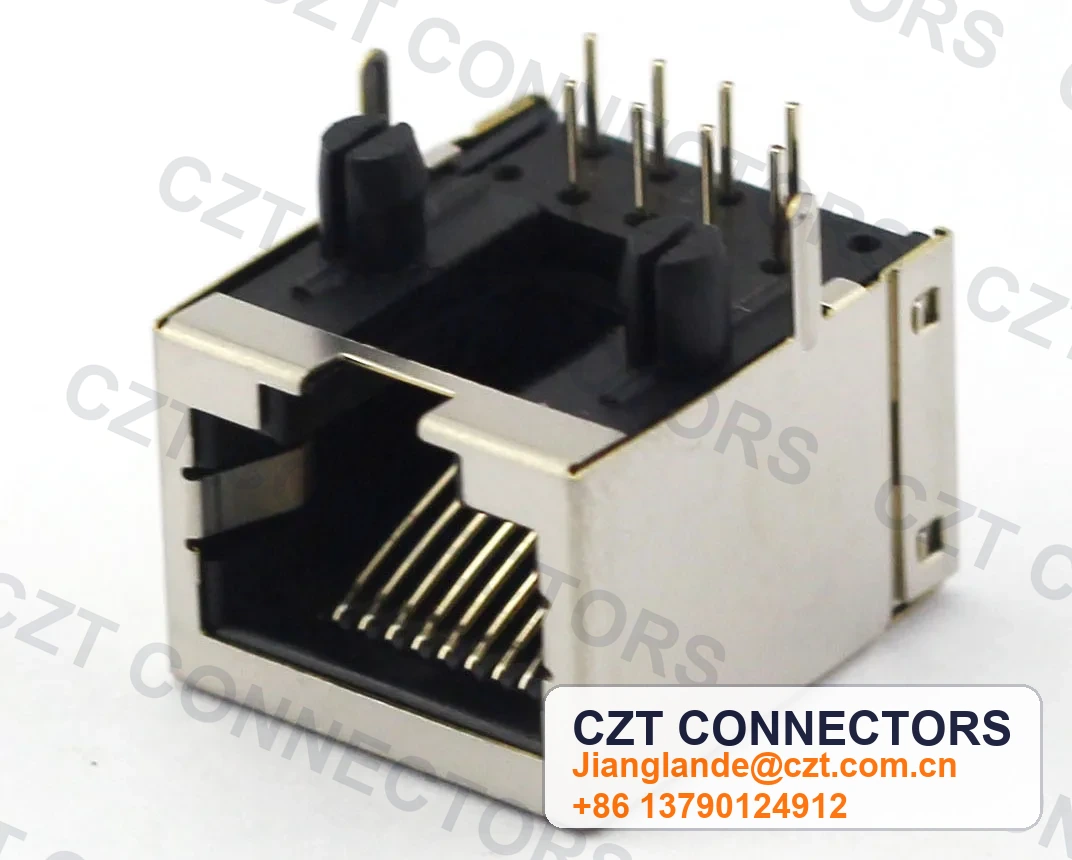 Single-Port PCB Mount Shielded Modular Jack