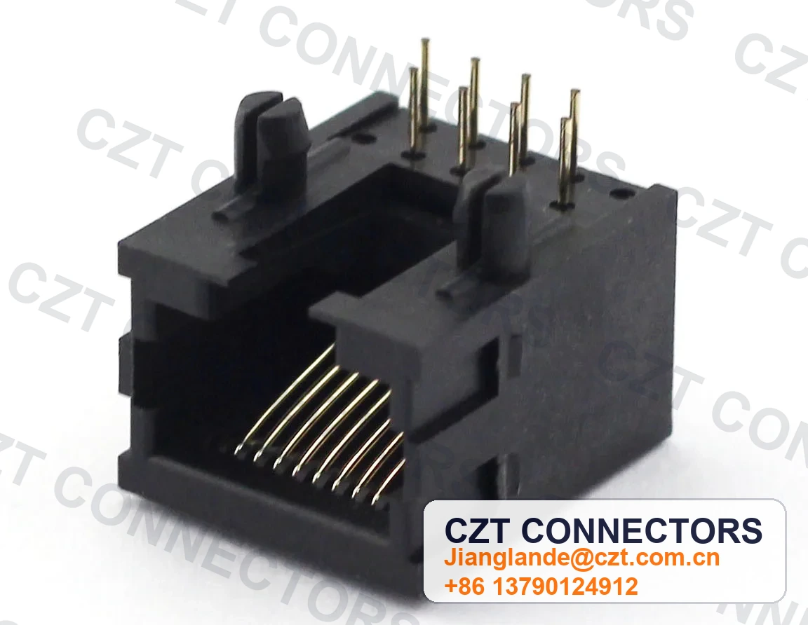 Single-Port PCB Mount Unshielded Modular Jack