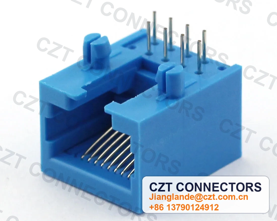 Single-Port PCB Mount Shielded Modular Jack