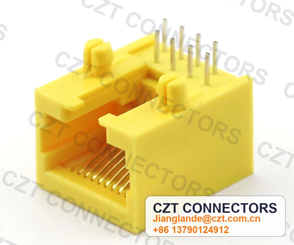 Single-Port PCB Mount Shielded Modular Jack