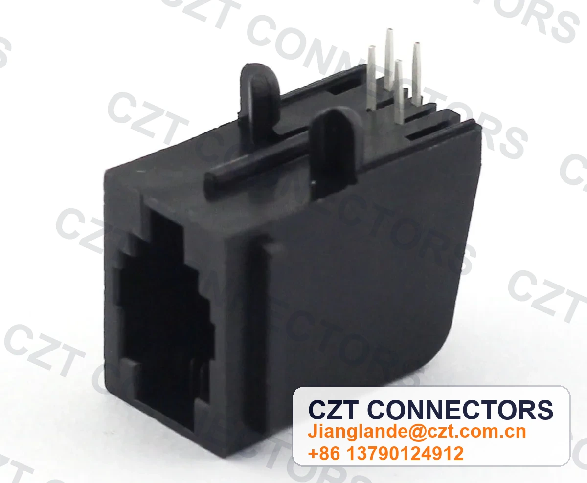 Single-Port PCB Mount Shielded Modular Jack