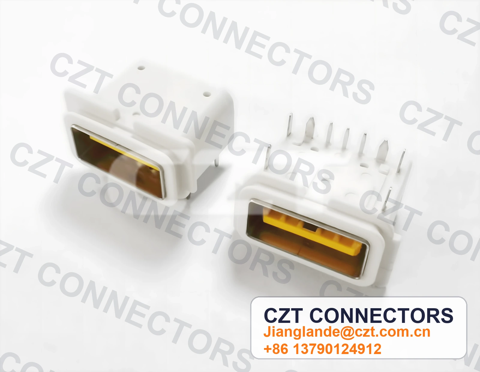 USB 2.0 Type-A Female Receptacle Board/Panel-Mount Connector