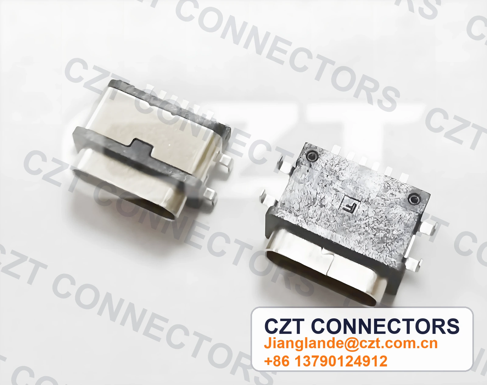 USB Type-C Female Receptacle Board/Panel-Mount Connector