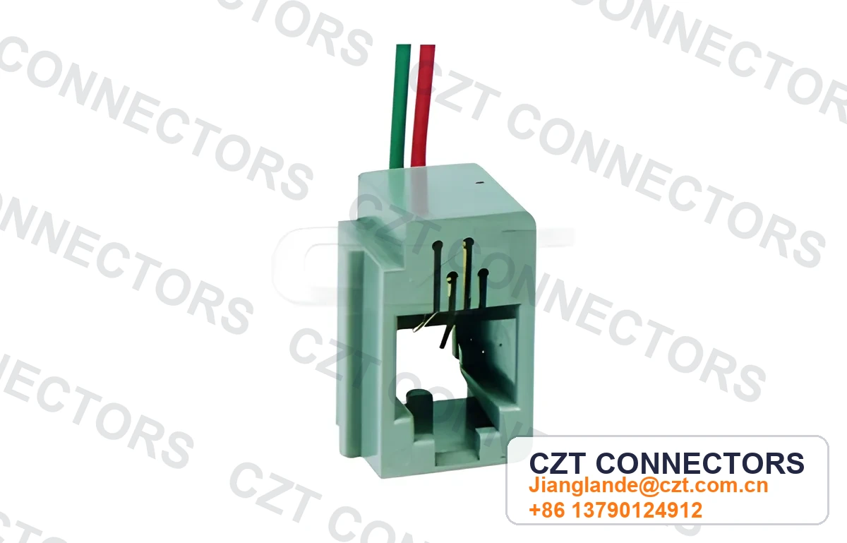 Single-Port PCB Mount RJ45 Cable Assembly